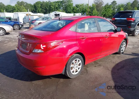 2013 Hyundai Accent Gls from USA, damaged, VIN KMHCT4AE2DU299426